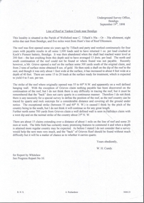Document - MINING REPORTS - LINE OF REEF AT YANKEE CREEK NEAR BENDIGO