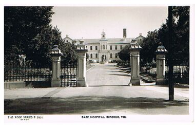 Postcard - BENDIGO BASE HOSPITAL