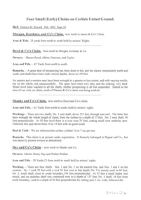 Document - MINING REPORTS - FOUR SMALL (EARLY) CLAIMS ON CARLISLE UNITED GROUND