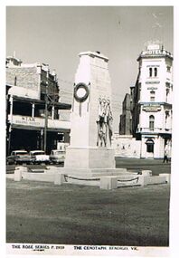 Postcard - CENOTAPH, BENDIGO