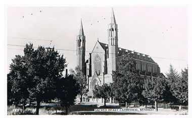 Postcard - SACRED HEART CATHEDRAL BENDIGO