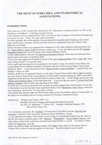 Document - VICTORIA HILL - THE RICH VICTORIA HILL AND ITS HISTORICAL ASSOCIATIONS