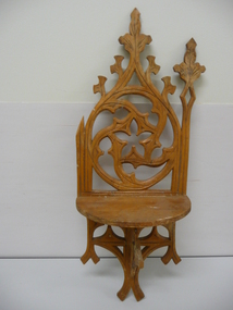 Furniture - CARVED WOODEN FRETWORK SHELF