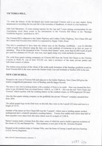 Document - VICTORIA HILL - VICTORIA HILL AND NEW CHUM HILL