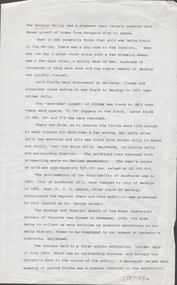 Document - VICTORIA HILL - THE BENDIGO VALLEY