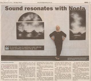 Newspaper - NEWSPAPER CUTTING: NOELA STRATFORD