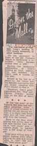 Newspaper - VICTORIA HILL - 'NEW CHUM GOLD'