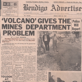 Newspaper - OLD VIOLET SHAFT - THE OLD VIOLET STREET MINE