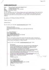 Document - FAMILY HISTORY & RESEARCH DOCUMENTATION: SLARKE FAMILY, 17th November, 2011