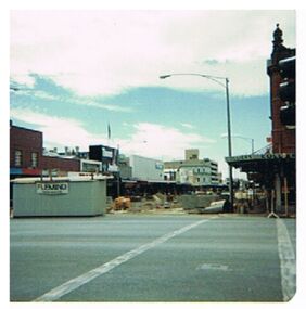 Photograph - EVA WILSON COLLECTION: HARGREAVES MALL CONSTRUCTION 1982
