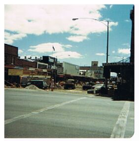 Photograph - EVA WILSON COLLECTION: HARGREAVES MALL CONSTRUCTION 1982