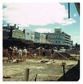 Photograph - EVA WILSON COLLECTION: HARGREAVES MALL CONSTRUCTION 1982