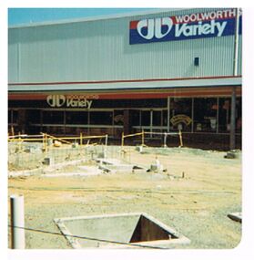 Photograph - EVA WILSON COLLECTION: HARGREAVES MALL CONSTRUCTION 1982