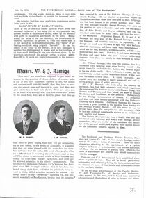 Document - ARTICLE: MESSRS W & J RAMAGE, 16th November, 1910