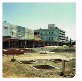 Photograph - EVA WILSON COLLECTION: HARGREAVES MALL CONSTRUCTION