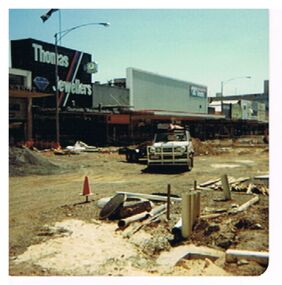 Photograph - EVA WILSON COLLECTION: HARGREAVES MALL CONSTRUCTION