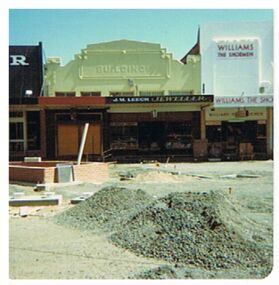 Photograph - EVA WILSON COLLECTION: HARGREAVES MALL CONSTRUCTION