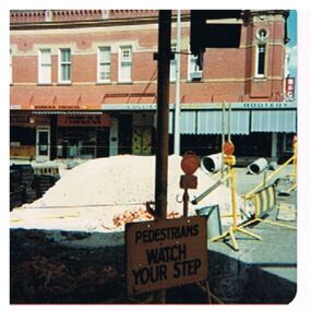 Photograph - EVA WILSON COLLECTION: HARGREAVES MALL CONSTRUCTION