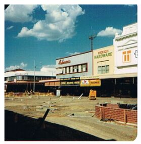 Photograph - EVA WILSON COLLECTION: HARGREAVES MALL CONSTRUCTION
