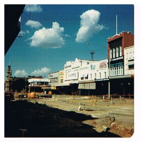 Photograph - EVA WILSON COLLECTION: HARGREAVES MALL CONSTRUCTION