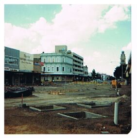 Photograph - EVA WILSON COLLECTION: HARGREAVES MALL CONSTRUCTION 1982