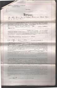 Document - CONNELLY, TATCHELL, DUNLOP COLLECTION:  A.H. & C.M. SIMS TO T. LUXTON