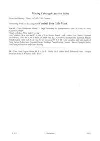 Book - AUCTION SALES: MINING CATALOGUE AUCTION SALES