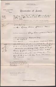Document - CONNELLY, TATCHELL, DUNLOP COLLECTION: MORTGAGE MR. GEORGE LADSON TO T. LUXTON
