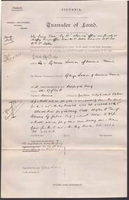 Document - CONNELLY, TATCHELL, DUNLOP COLLECTION: MORTGAGE MR. GEORGE LADSON TO T. LUXTON