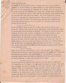 Document - NORMAN OLIVER COLLECTION: MAYOR SPEAKS 14 MAY 1965