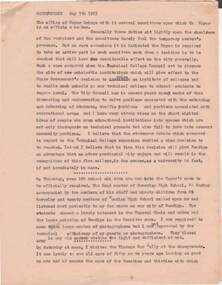 Document - NORMAN OLIVER COLLECTION: MAYOR SPEAKS 7 MAY 1965