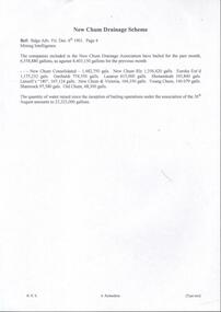 Document - DRAINAGE PROBLEMS  - DRAINAGE REPORT