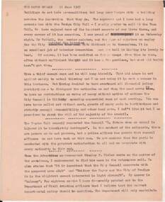 Document - NORMAN OLIVER COLLECTION: 11 JUNE 1965