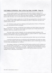 Document - VICTORIA CONSOLS - NOTES ON VICTORIA CONSOLS