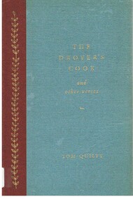 Book - ALEC H CHISHOLM COLLECTION: BOOK 'THE DROVER'S COOK AND OTHER VERSES' BY TOM QUILTY