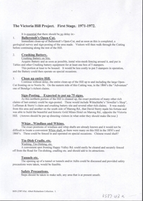 Document - VICTORIA HILL - THE VICTORIA HILL PROJECT FIRST STAGE 1971 - 1972