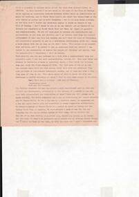 Document - NORMAN OLIVER COLLECTION: ADDRESS TO BENDIGO TEACHERS' COLLEGE 24 MAR 1965