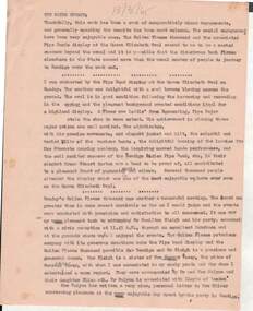 Document - NORMAN OLIVER COLLECTION: MAYOR SPEAKS 13 MAR 1965