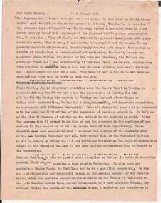 Document - NORMAN OLIVER COLLECTION: MAYOR'S NOTES, 13th Feb 1965