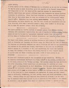 Document - NORMAN OLIVER COLLECTION: MAYOR'S NOTES 6 FEB 1965