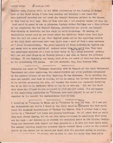 Document - NORMAN OLIVER COLLECTION: MAYOR'S NOTES 23 JAN 1965