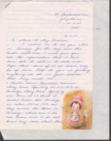 Document - CORRESPONDENCE: CHARLES NEWMAN AND WILLIAM REED, 13th May, 1981