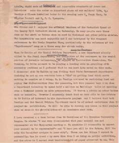 Document - NORMAN OLIVER COLLECTION: MAYOR'S NOTES 1964