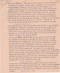 Document - NORMAN OLIVER COLLECTION: MAYOR'S NOTES 11 DEC 1964