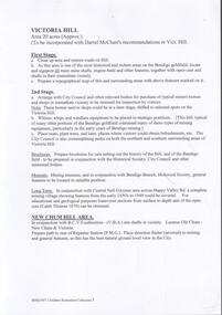 Document - VICTORIA HILL - VISITOR PLANS FOR VICTORIA HILL