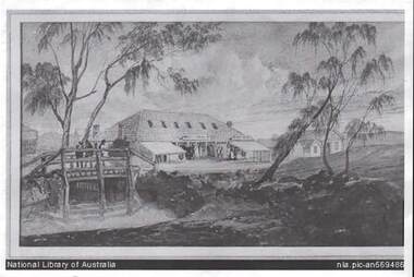Photograph - BENDIGO POST OFFICE 1854