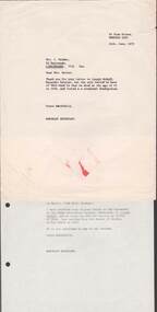 Document - CORRESPONDENCE: JOSEPH MCDUFF, 24th June, 1979