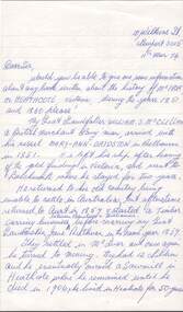 Document - ENQUIRY: WILLIAM MCCLENNAN (AND MCIVOR/HEATHCOTE), 11th March, 1974