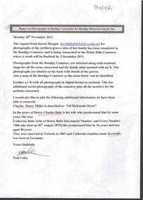 Document - INFORMATION: MILLER FAMILY AND BAHR FAMILY