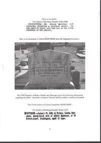 Document - INFORMATION: JOHN ALFRED GUY/ALFRED MORTIMER